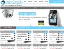 Tablet Screenshot of cctvshop.in